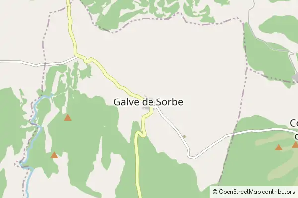 Karte Galve de Sorbe