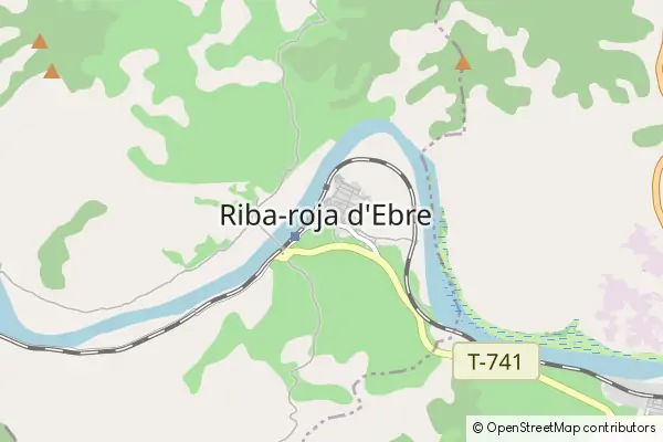 Karte Riba-roja d'Ebre