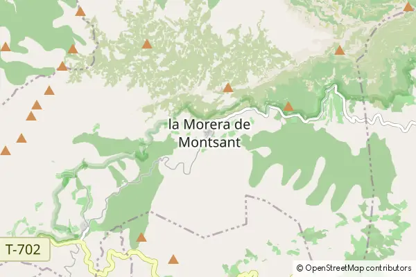 Karte la Morera de Montsant