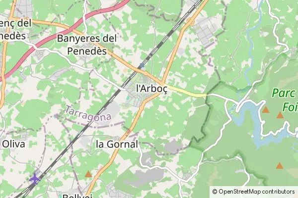 Karte L'Arboç