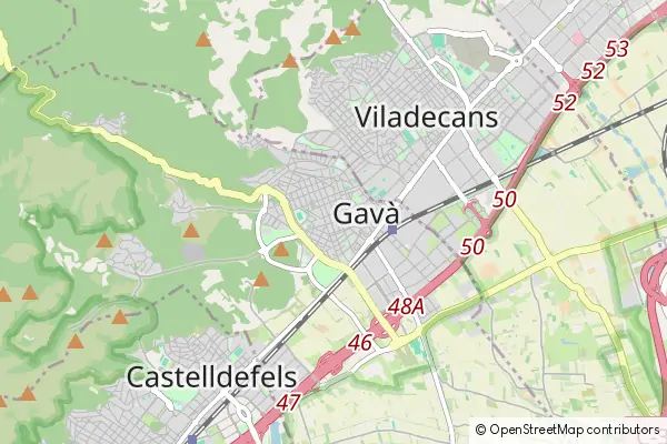 Karte Gavà