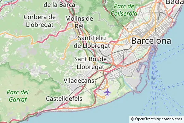 Karte Sant Boi de Llobregat