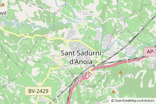 Karte Sant Sadurní d'Anoia