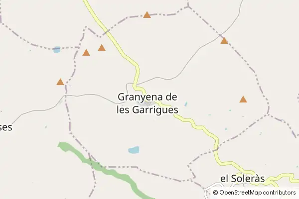 Karte Granyena de les Garrigues