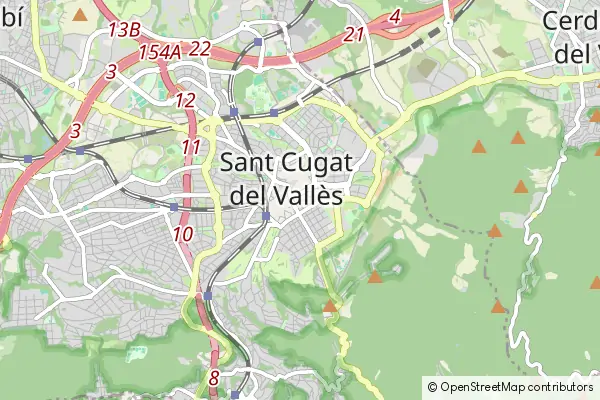 Karte Sant Cugat del Vallès