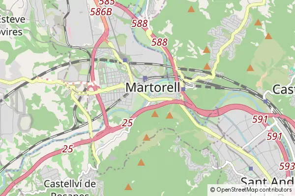 Karte Martorell