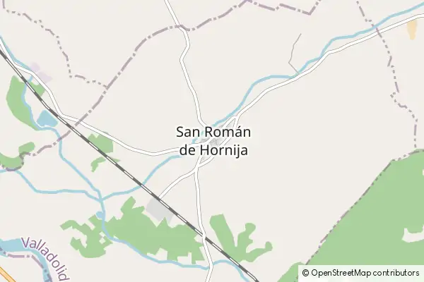 Karte San Román de Hornija