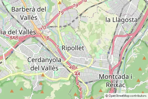 Karte: Ripollet • © OpenStreetMap contributors Karte Ripollet