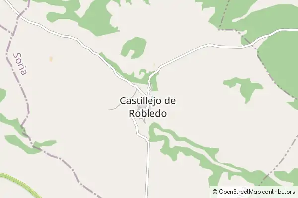 Karte Castillejo de Robledo