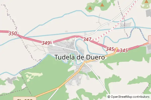 Karte Tudela de Duero