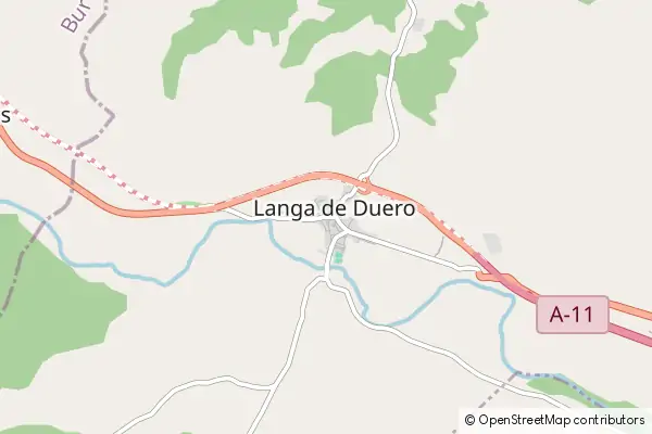 Karte Langa de Duero