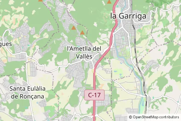 Karte L'Ametlla del Vallès