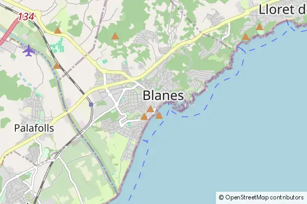 Karte Blanes