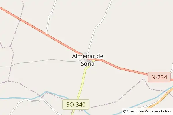 Karte Almenar de Soria