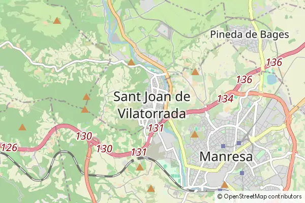 Karte Sant Joan de Vilatorrada