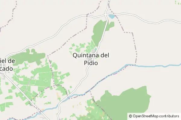 Karte Quintana del Pidio