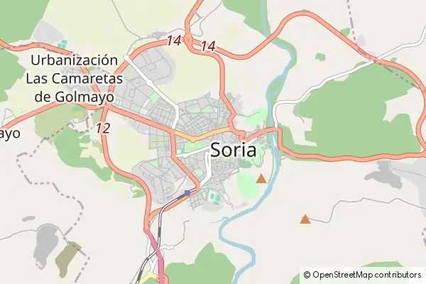 Karte Soria