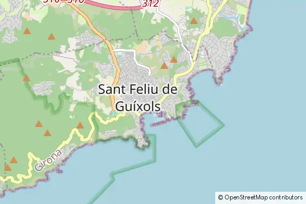 Karte Sant Feliu de Guíxols