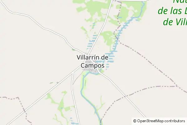 Karte Villarrín de Campos