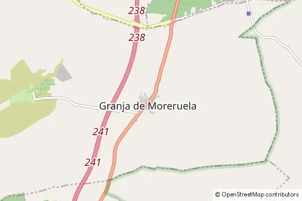 Karte Granja de Moreruela