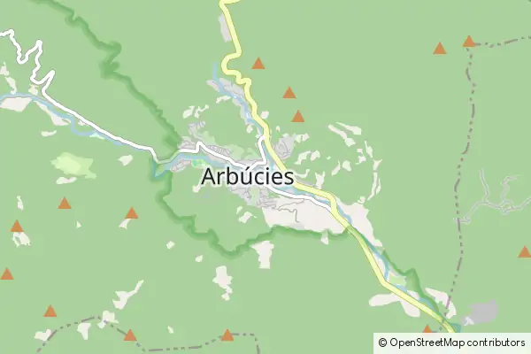 Karte Arbúcies