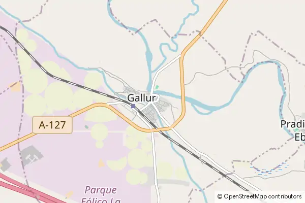 Karte Gallur