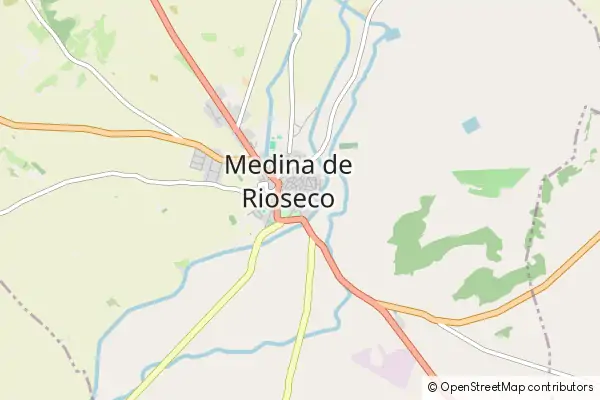 Karte Medina de Ríoseco