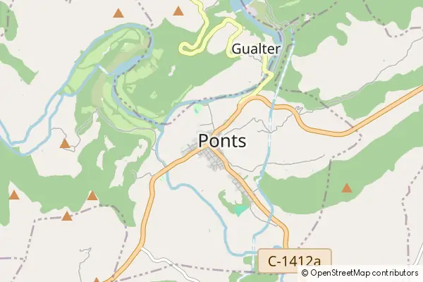 Karte Ponts