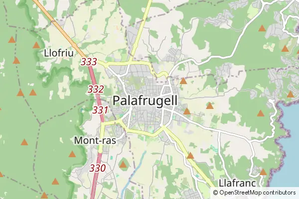 Karte Palafrugell