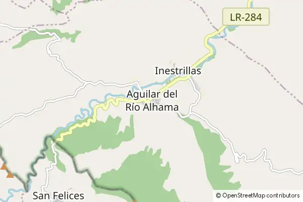 Karte Aguilar del Río Alhama