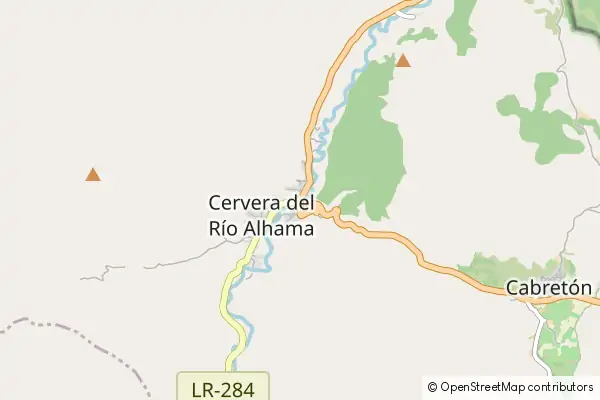 Karte Cervera del Río Alhama