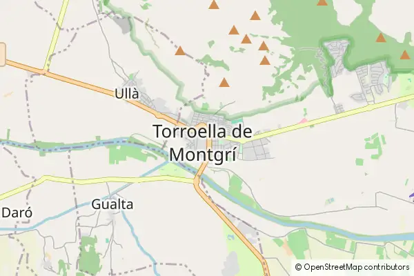 Karte Torroella de Montgrí