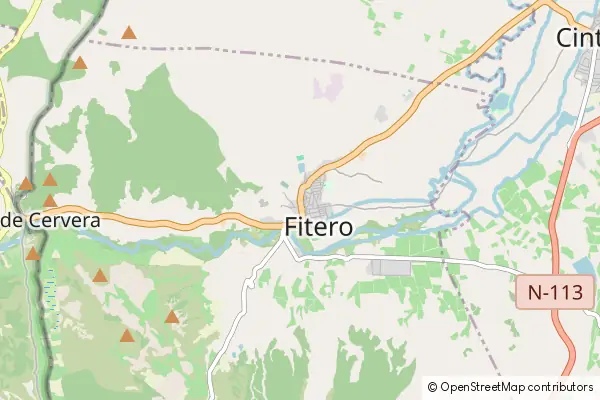 Karte Fitero