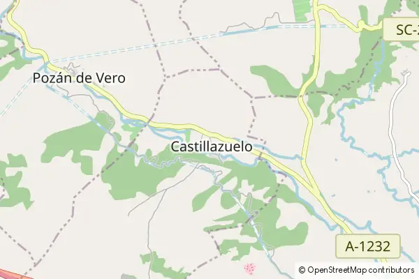 Karte Castillazuelo