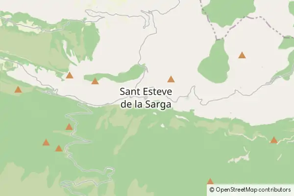 Karte Sant Esteve de la Sarga