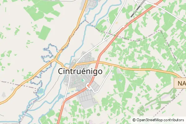 Karte Cintruénigo