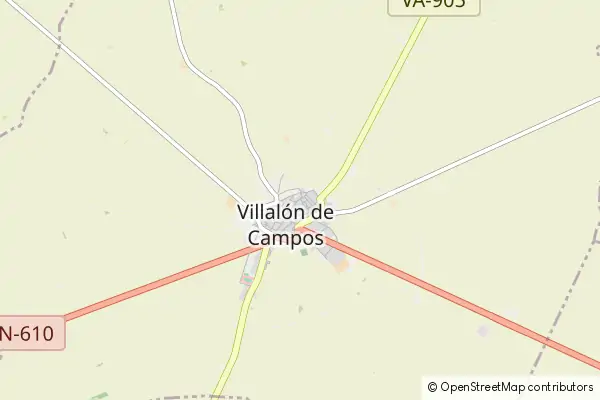 Karte Villalón de Campos