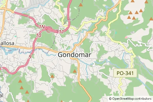 Karte Gondomar