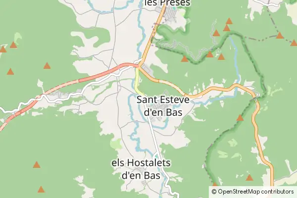 Karte Sant Esteve d'en Bas