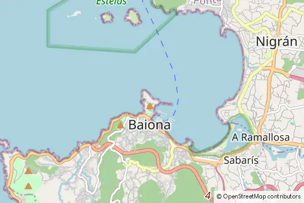 Karte Baiona