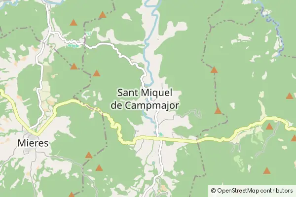 Karte Sant Miquel de Campmajor
