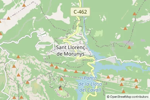 Karte: Sant Llorenç de Morunys • © OpenStreetMap contributors Karte Sant Llorenç de Morunys