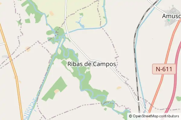 Karte Ribas de Campos