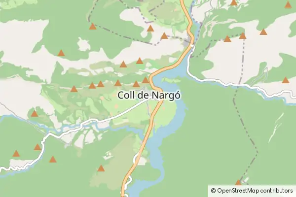 Karte Coll de Nargó