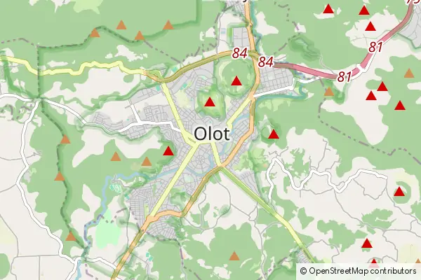 Karte Olot