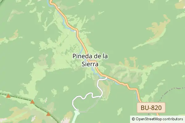 Karte Pineda de la Sierra