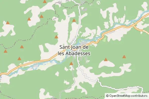 Karte Sant Joan de les Abadesses