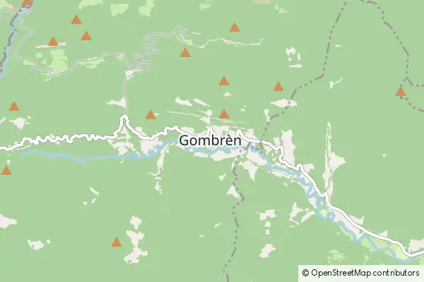 Karte Gombrèn