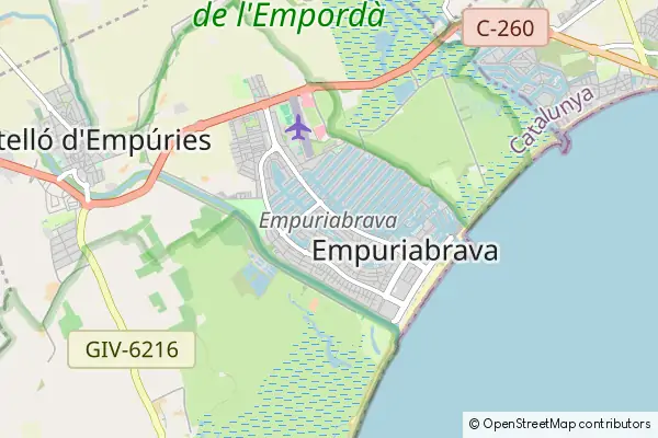 Karte Empuriabrava