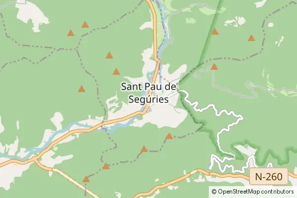 Karte Sant Pau de Segúries